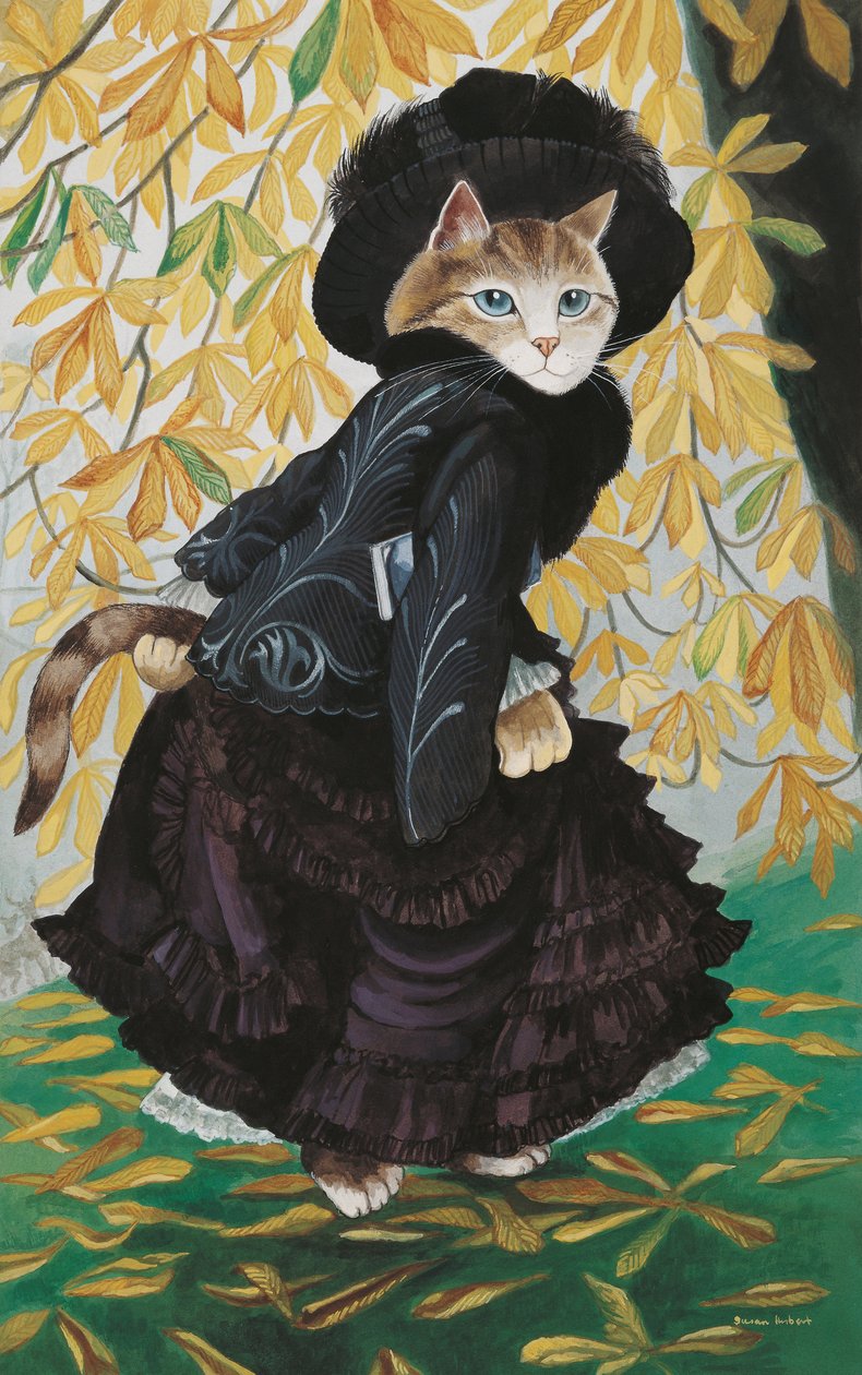 插图选自《猫群荟萃》！文化猫汇编》（2015 年出版） 作者 苏珊·赫伯特