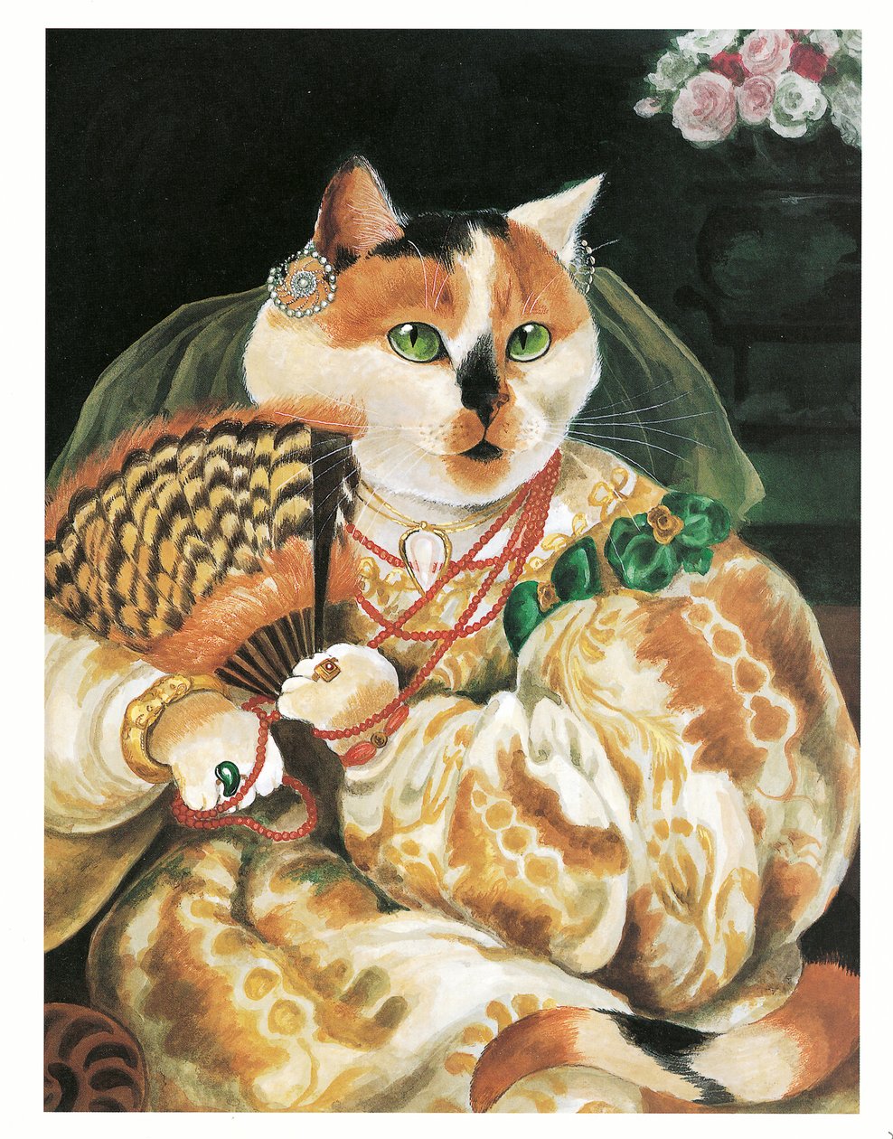 拉斐尔前派猫》插图（1999 年出版） 作者 苏珊·赫伯特