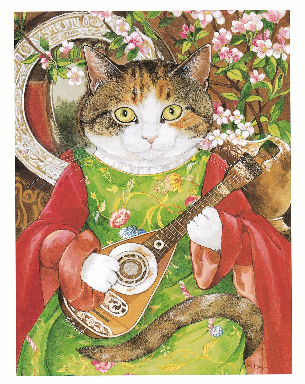 拉斐尔前派猫》插图（1999 年出版） 作者 苏珊·赫伯特