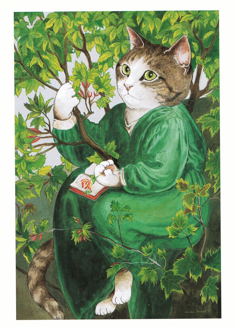 拉斐尔前派猫》插图（1999 年出版） 作者 苏珊·赫伯特