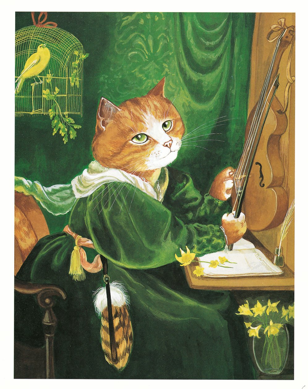 拉斐尔前派猫》插图（1999 年出版） 作者 苏珊·赫伯特