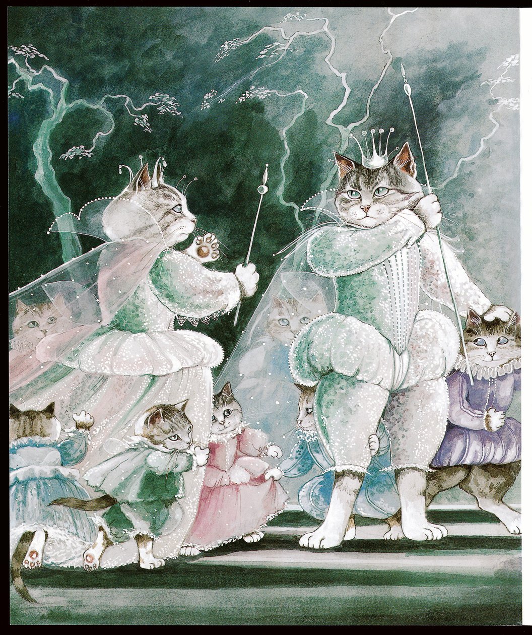 莎士比亚的猫》插图（1996 年出版） 作者 苏珊·赫伯特