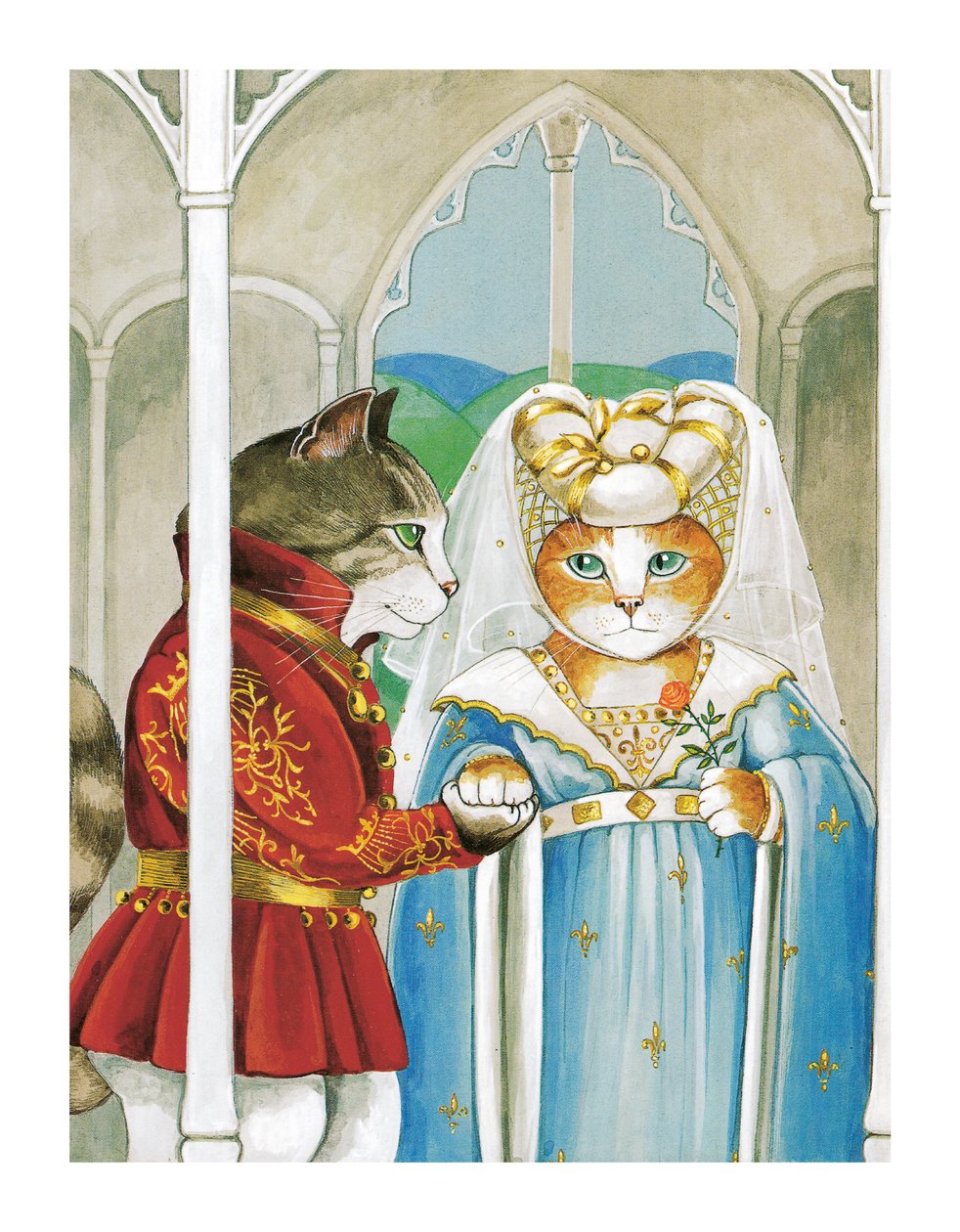 插图选自《莎士比亚的猫》：海报书（2016 年出版） 作者 苏珊·赫伯特