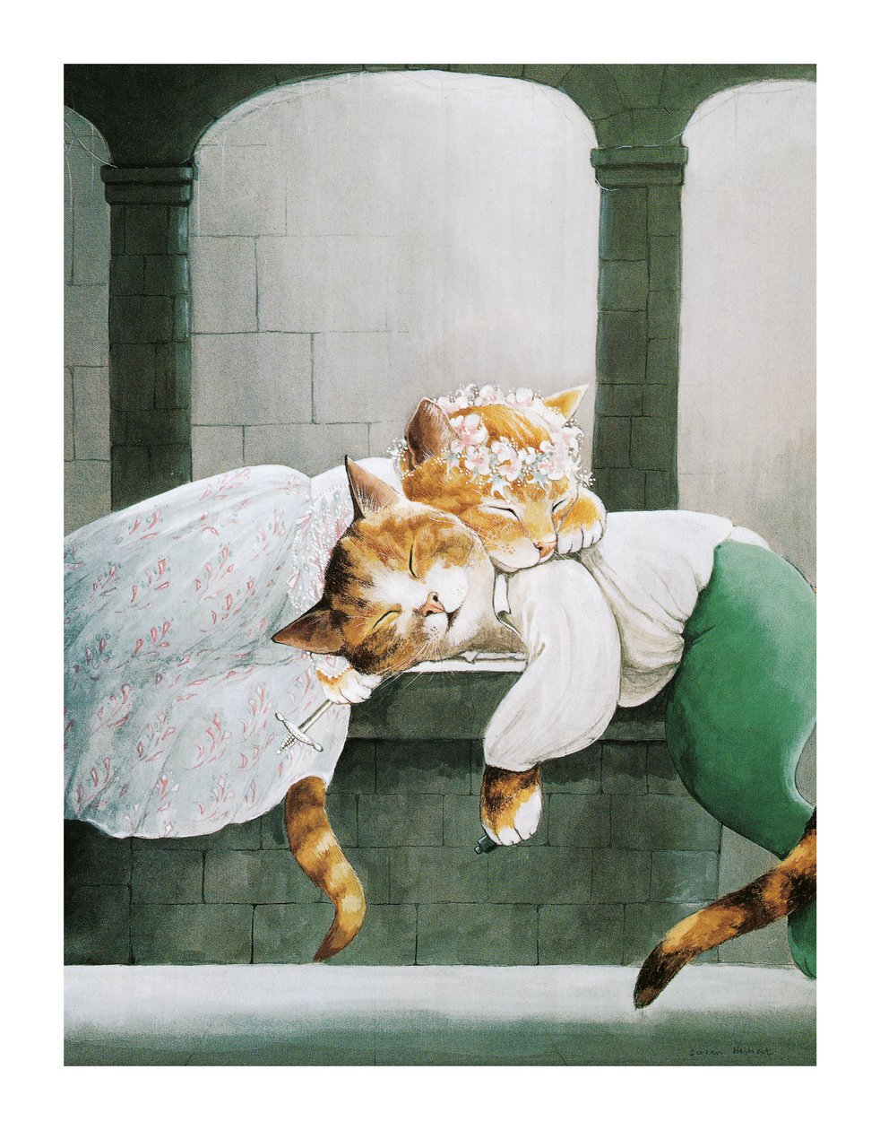 插图选自《莎士比亚的猫》：海报书（2016 年出版） 作者 苏珊·赫伯特