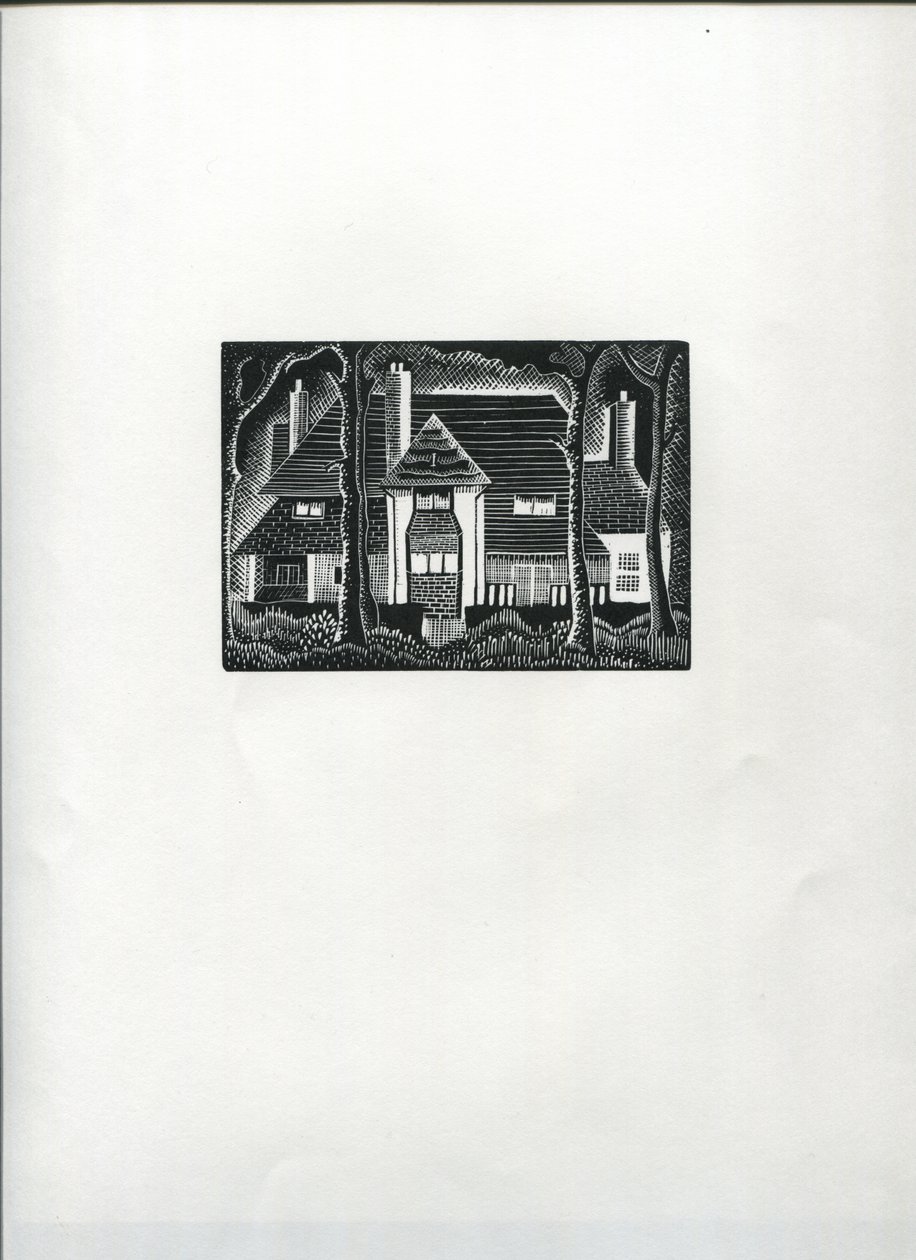 林中之家（木版画） 作者 苏珊娜·库珀