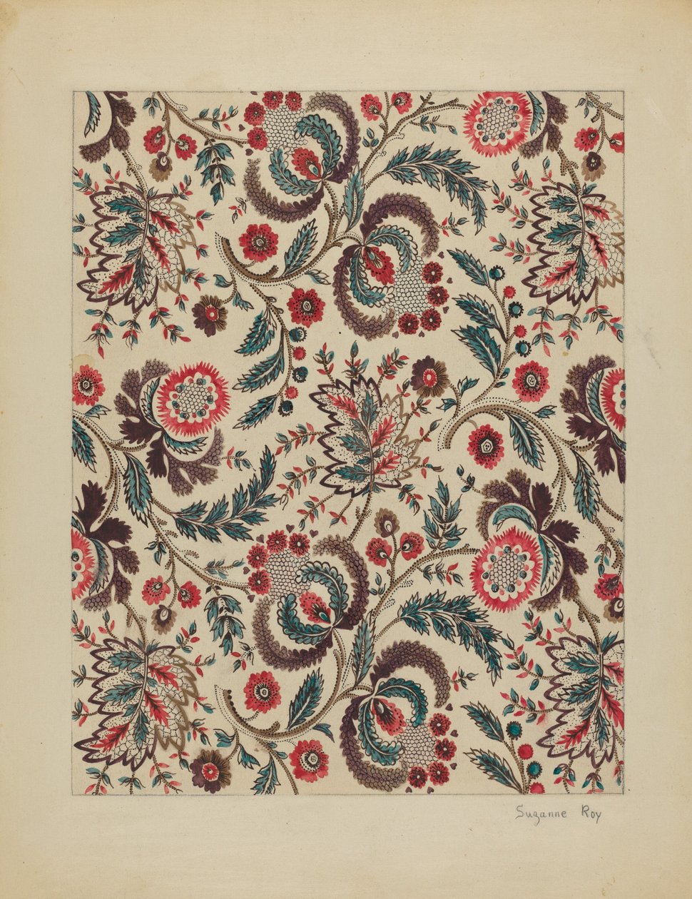 Chintz，约1936年。 作者 苏珊·罗伊