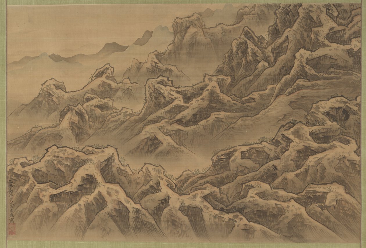 山脉和峡谷 作者 铃木扶阳