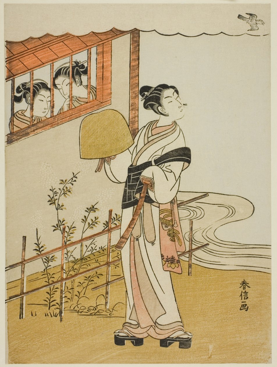 (四月》（卯月），选自 "不朽诗人四季通俗版本（富国诗选）"系列。） 作者 铃木春信
