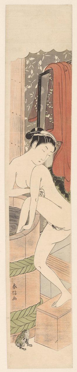 浴女 作者 铃木春信