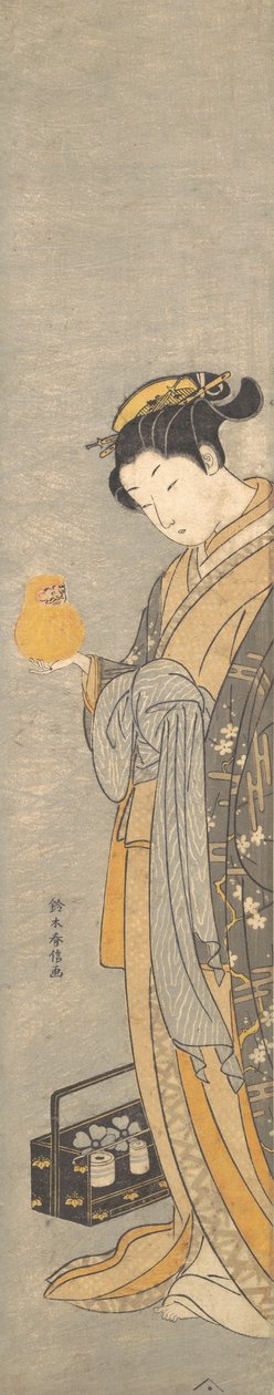 美和圣洁，可能是1770年。，可能是1770年。 作者 铃木春信