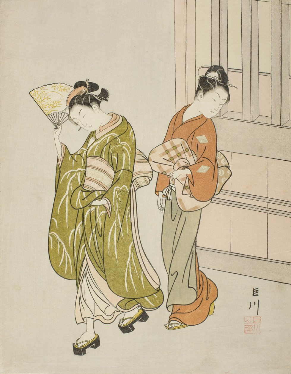 从风扇中清除微风 作者 铃木春信