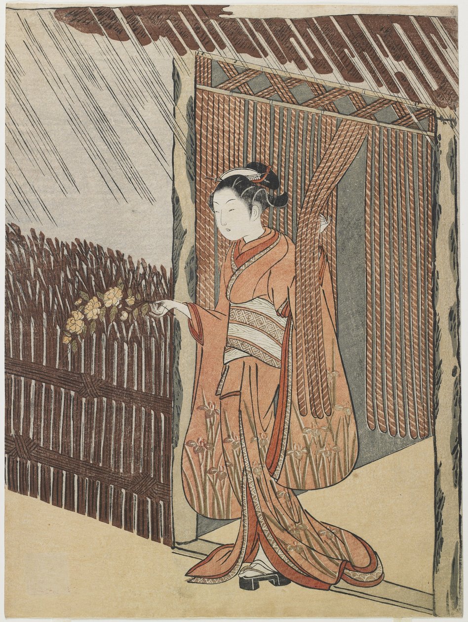 诗人O_ta Do_kan的秘密，1766-1767 作者 铃木春信