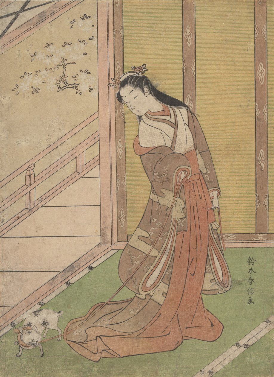 Onna San no Miya the Third Princess, 1768-70., 1768-70. 作者 铃木春信