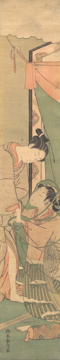 恋人的离别：The Morning After, ca. 1765-70., ca. 1765-70. 作者 铃木春信