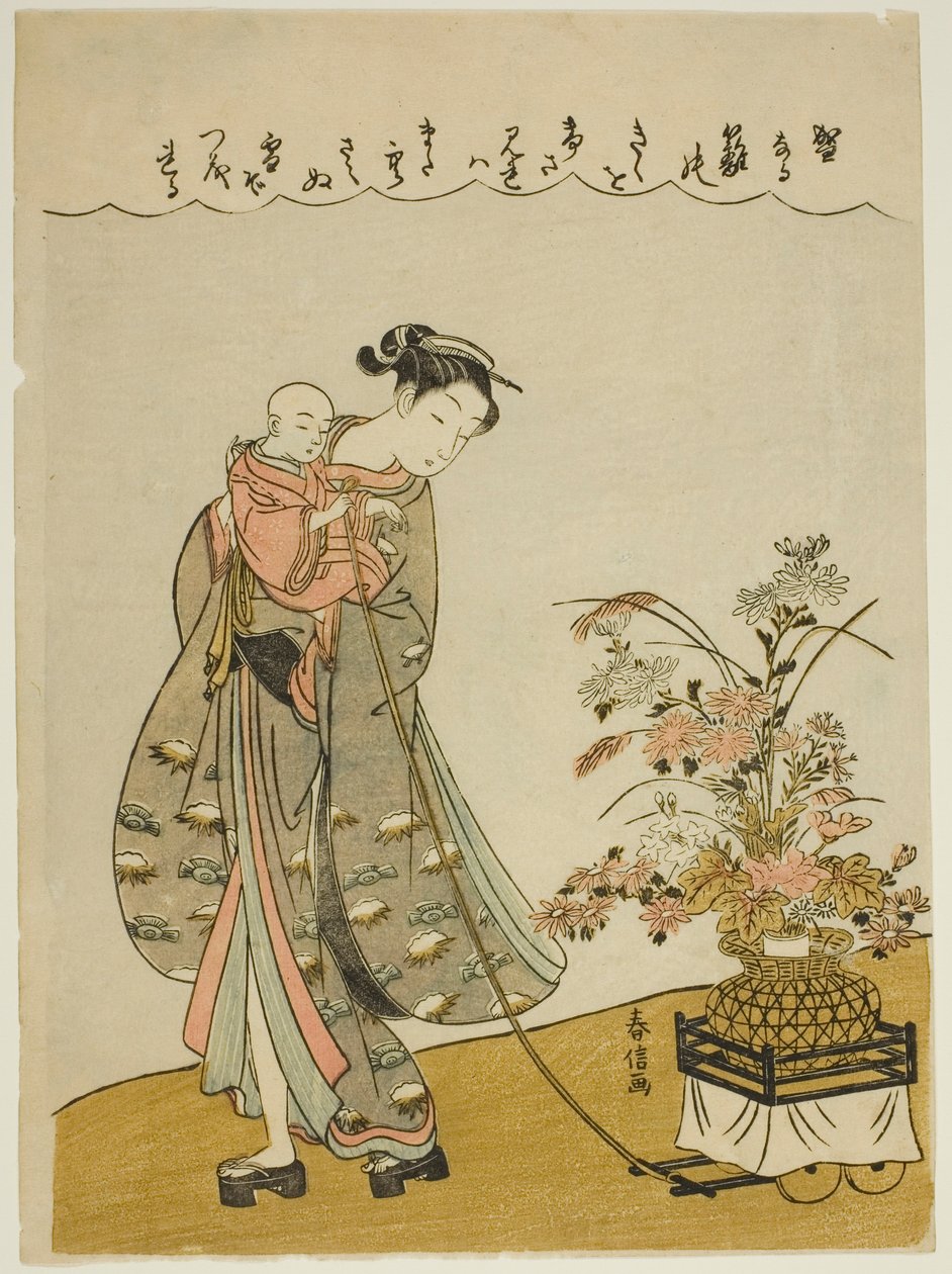 拉花车 作者 铃木春信