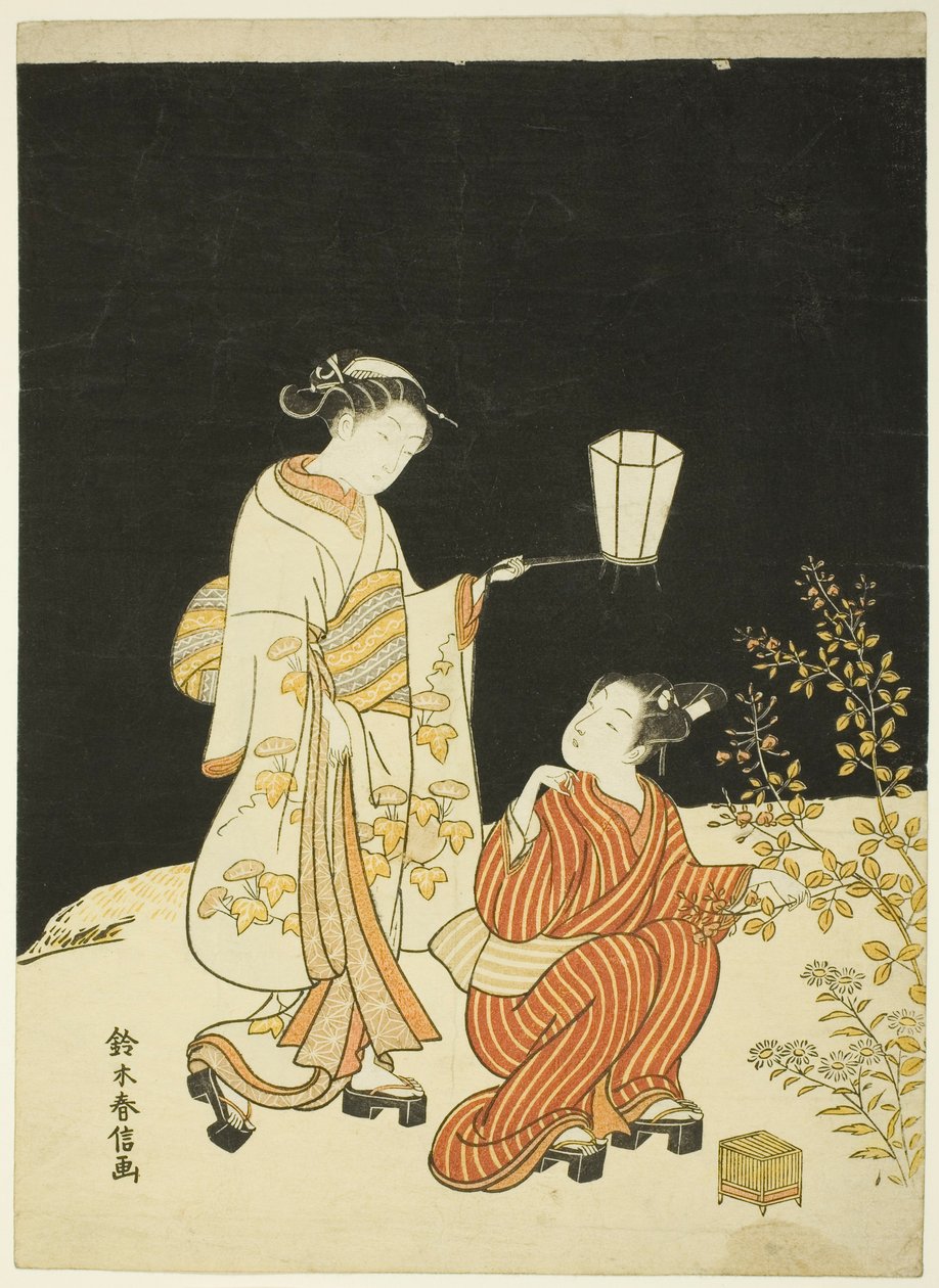 寻找萤火虫 作者 铃木春信