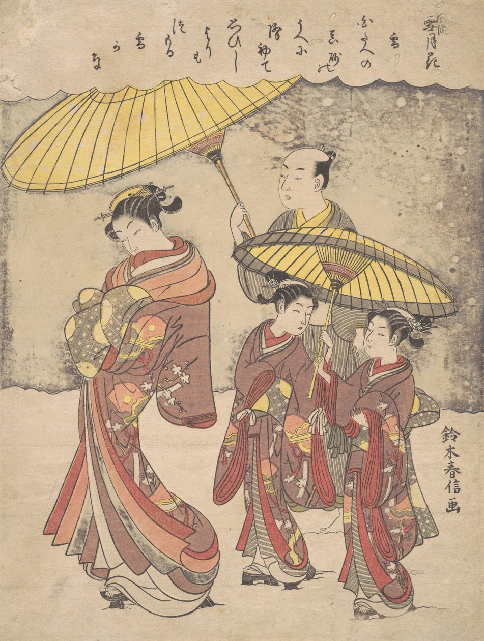 Snow, ca. 1769, ca. 1769. 作者 铃木春信