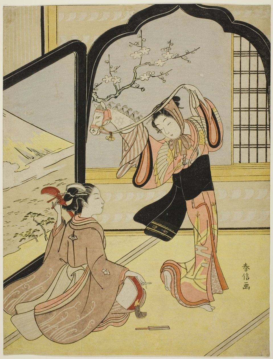 春驹舞 作者 铃木春信