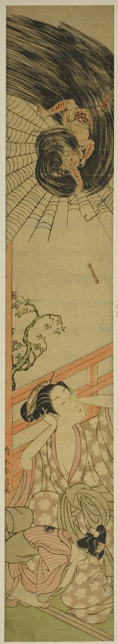 痴情雷神给歌妓的情书 作者 铃木春信