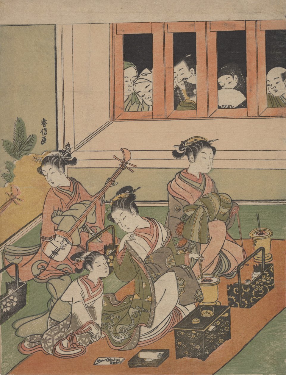 The Watchers and the Watched, 1764-72., 1764-72. 作者 铃木春信