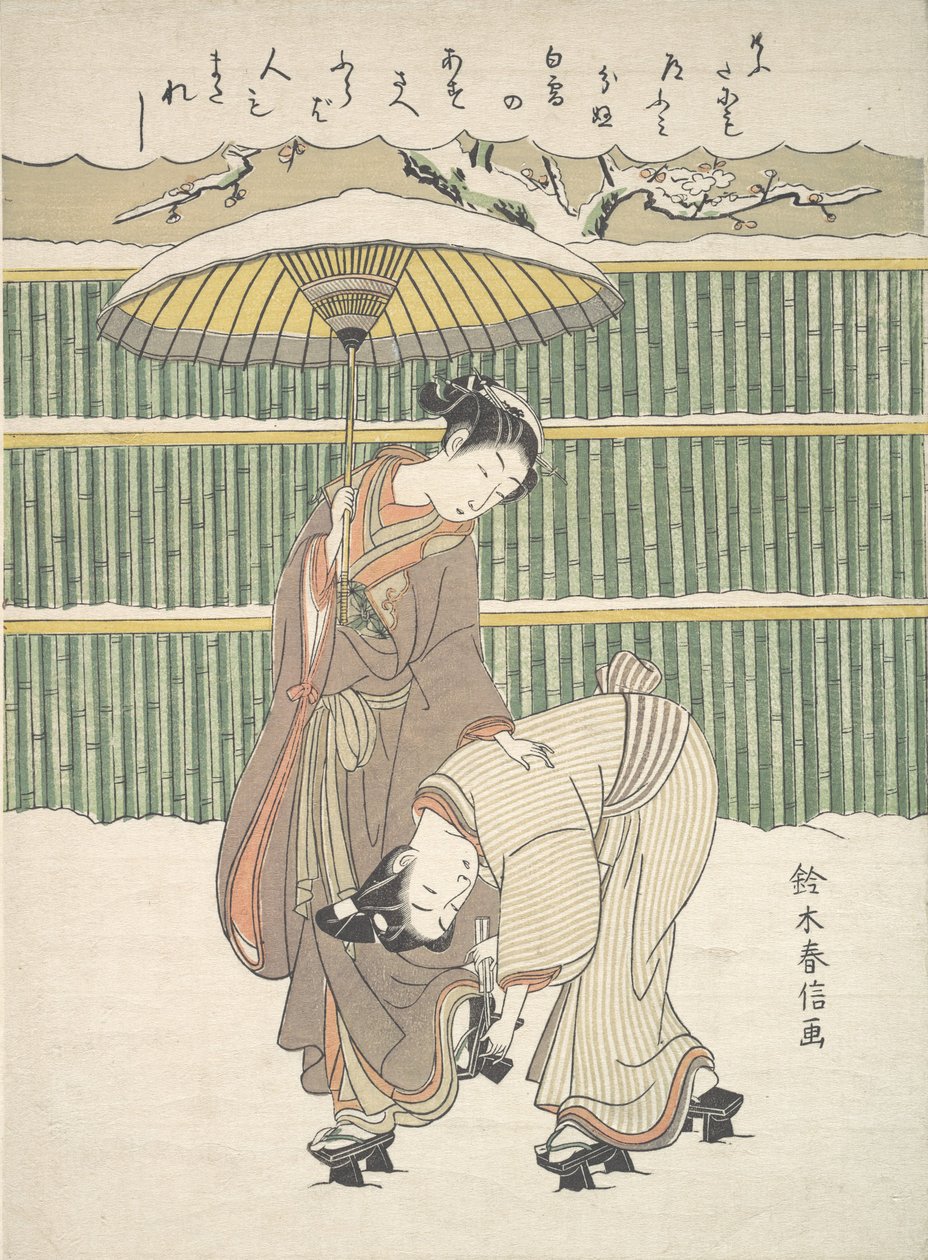 无题，约1768年，约1768年。 作者 铃木春信
