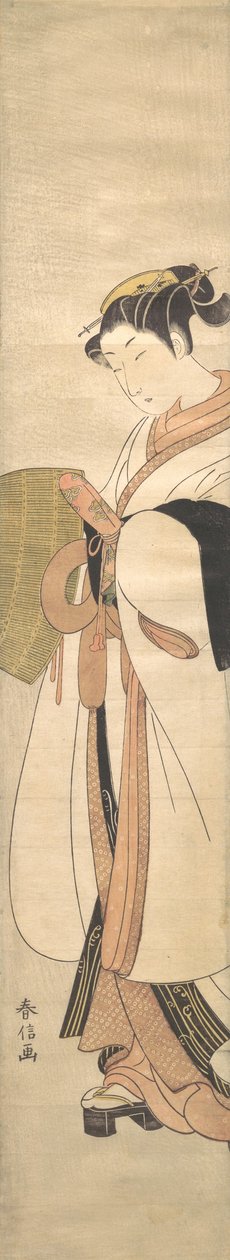 年轻的紫色，大概是1770年。，大概是1770年。 作者 铃木春信
