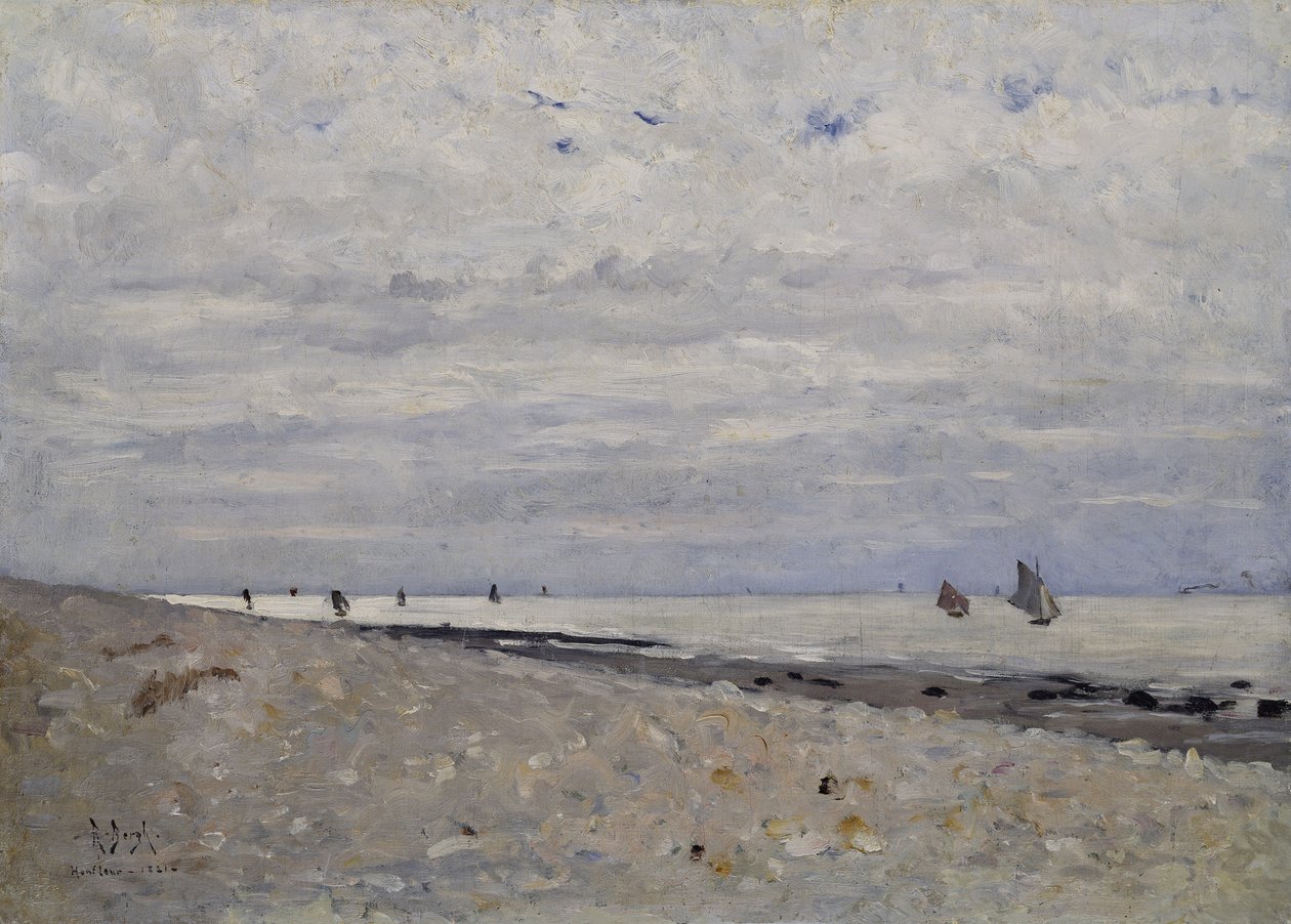 1881年翁弗勒尔的海景 作者 斯文·理查德·伯格