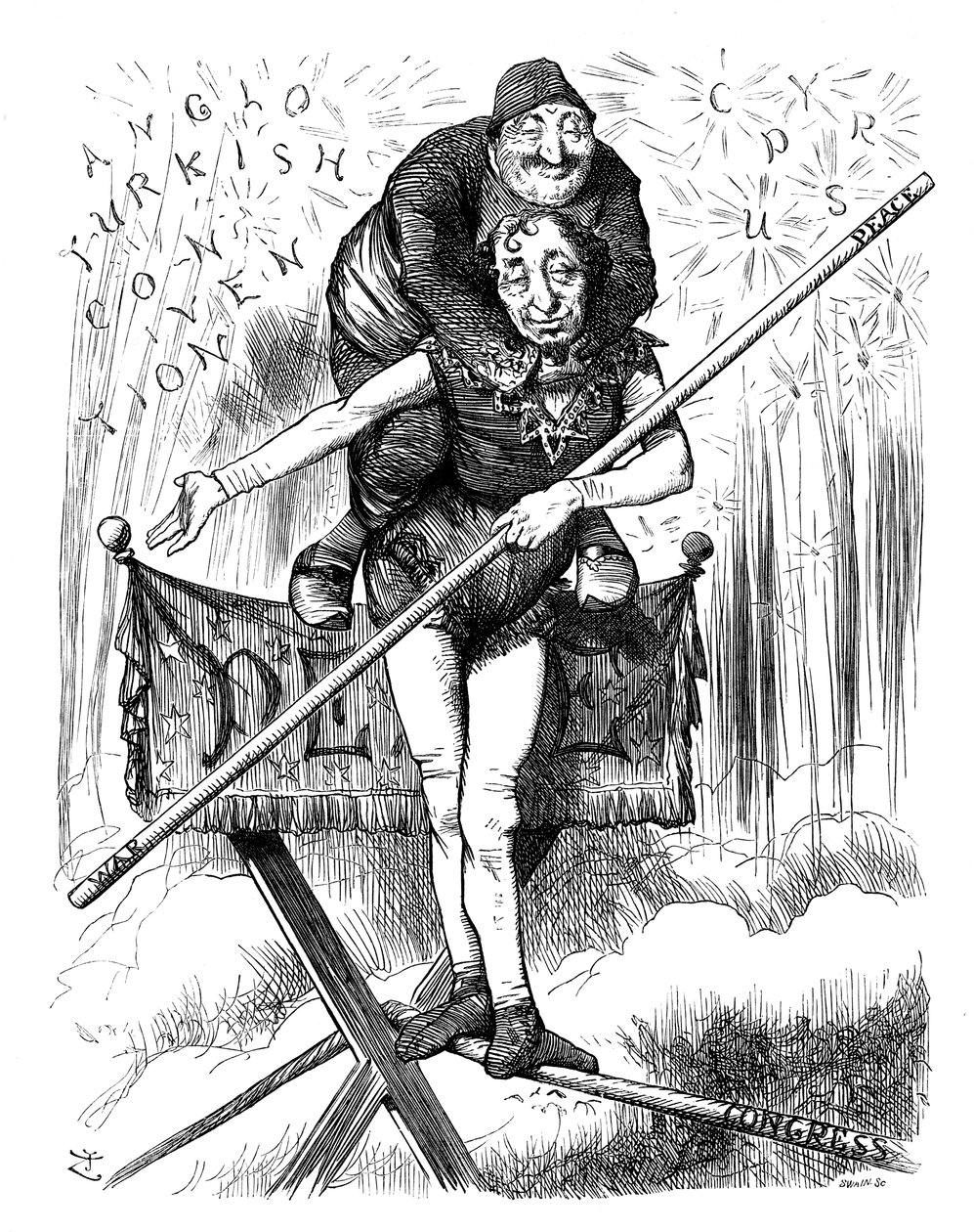 胜利大火！，1878年。 作者 斯温