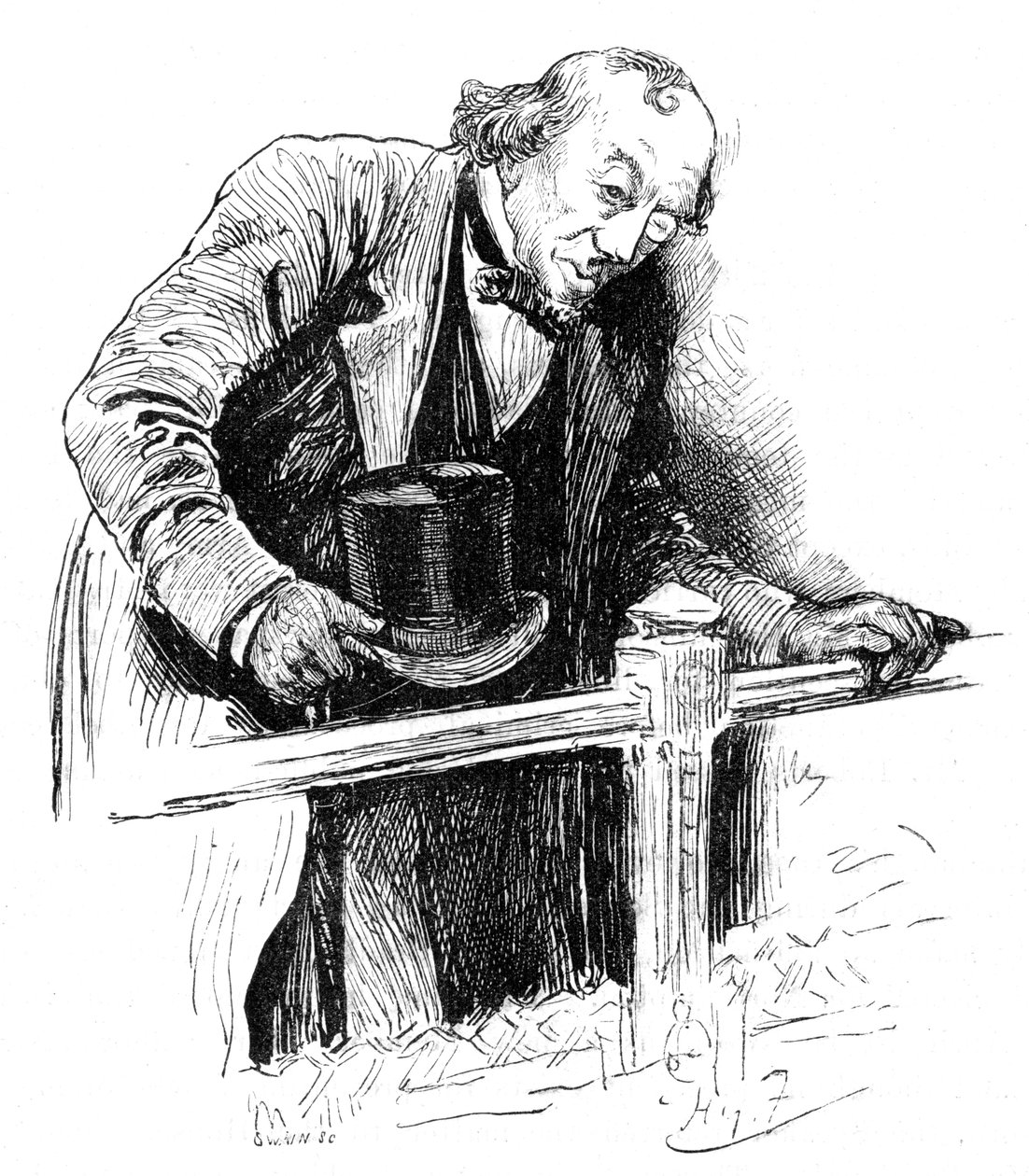 比肯斯菲尔德勋爵（Lord Beaconsfields）上一次出现在下议院，1900年，十九世纪末。 作者 斯温