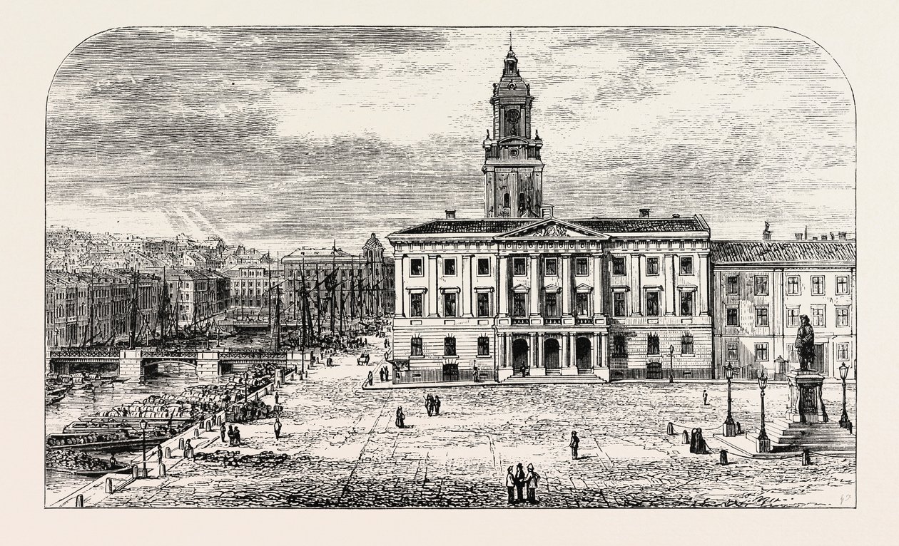 瑞典哥德堡（雕刻） 作者 瑞典学校