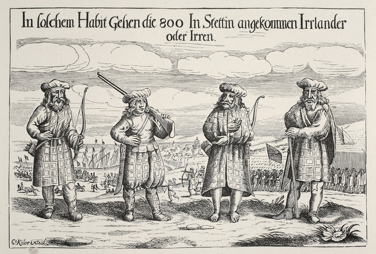 1631年为Gustavus Adolphus服务的爱尔兰士兵 作者 瑞典学校