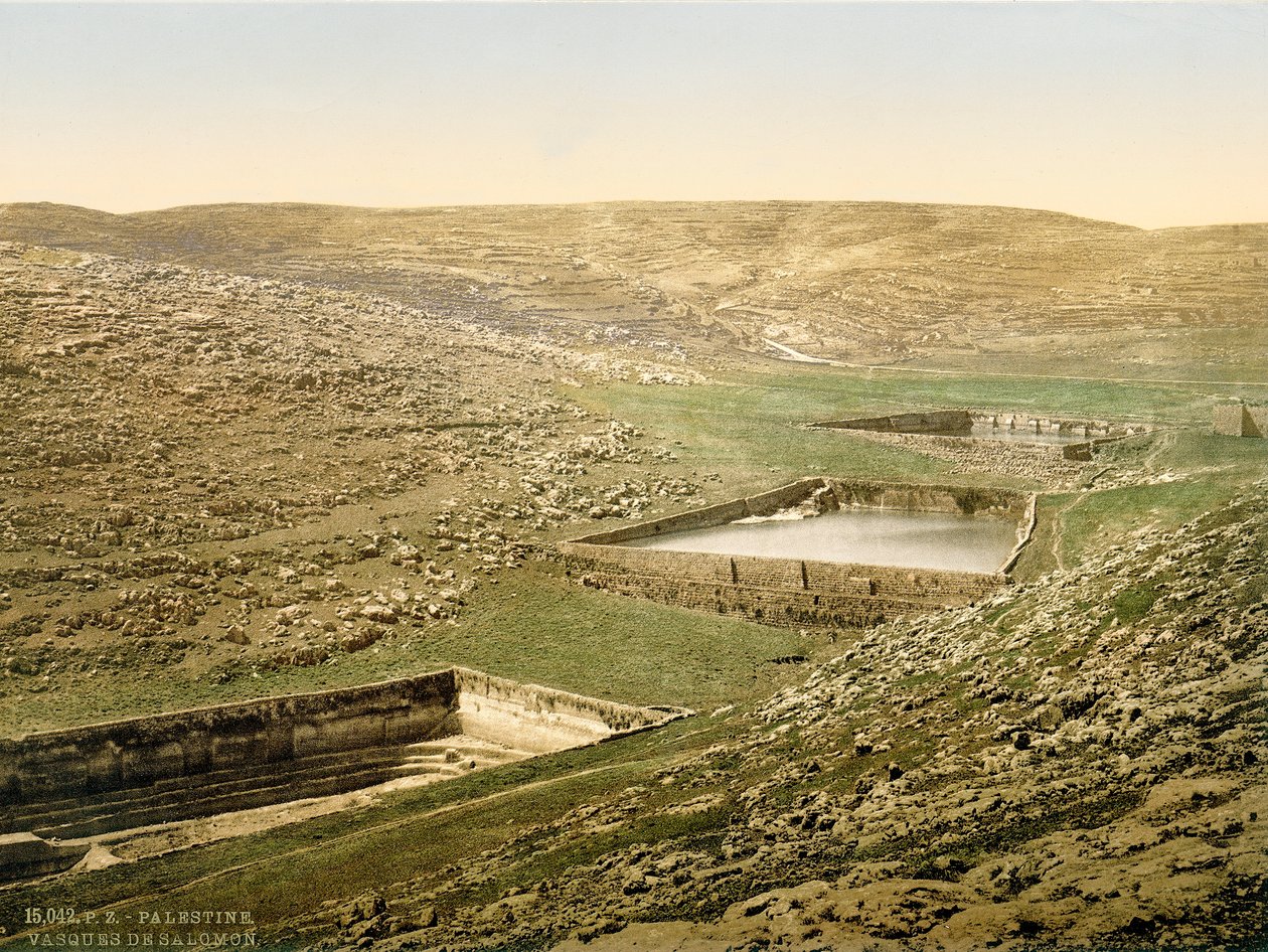 Solomons Pools，c.1880-1900（photochrom） 作者 瑞士摄影师