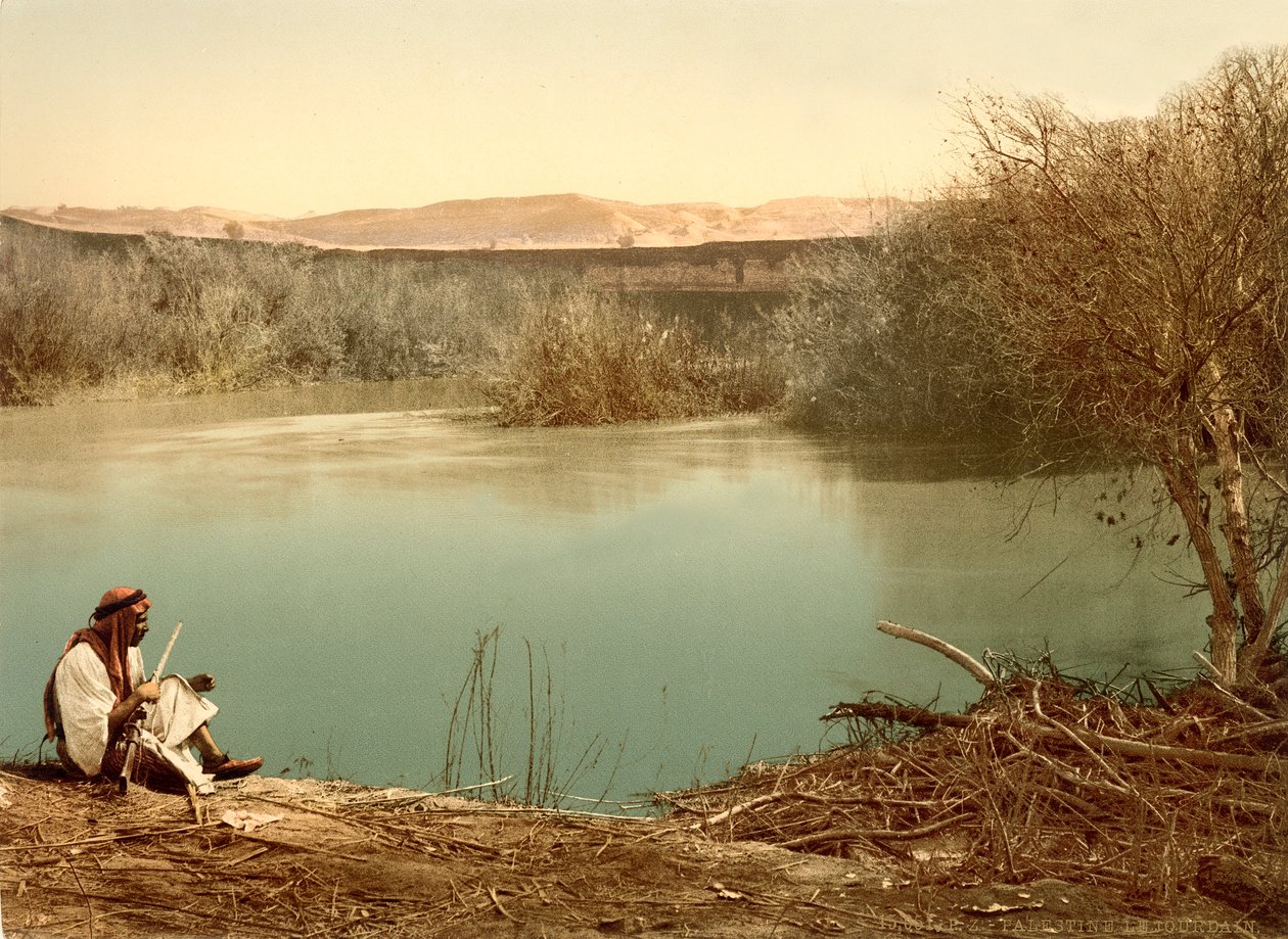 约旦河东向Transjordan，1880-1900（photochrom） 作者 瑞士摄影师