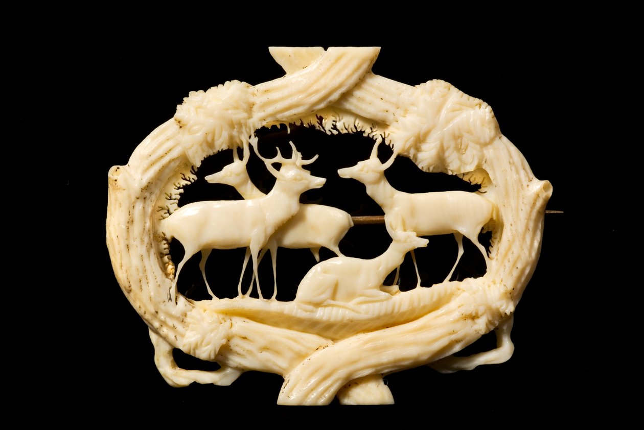 胸针，1840年代 作者 瑞士学校