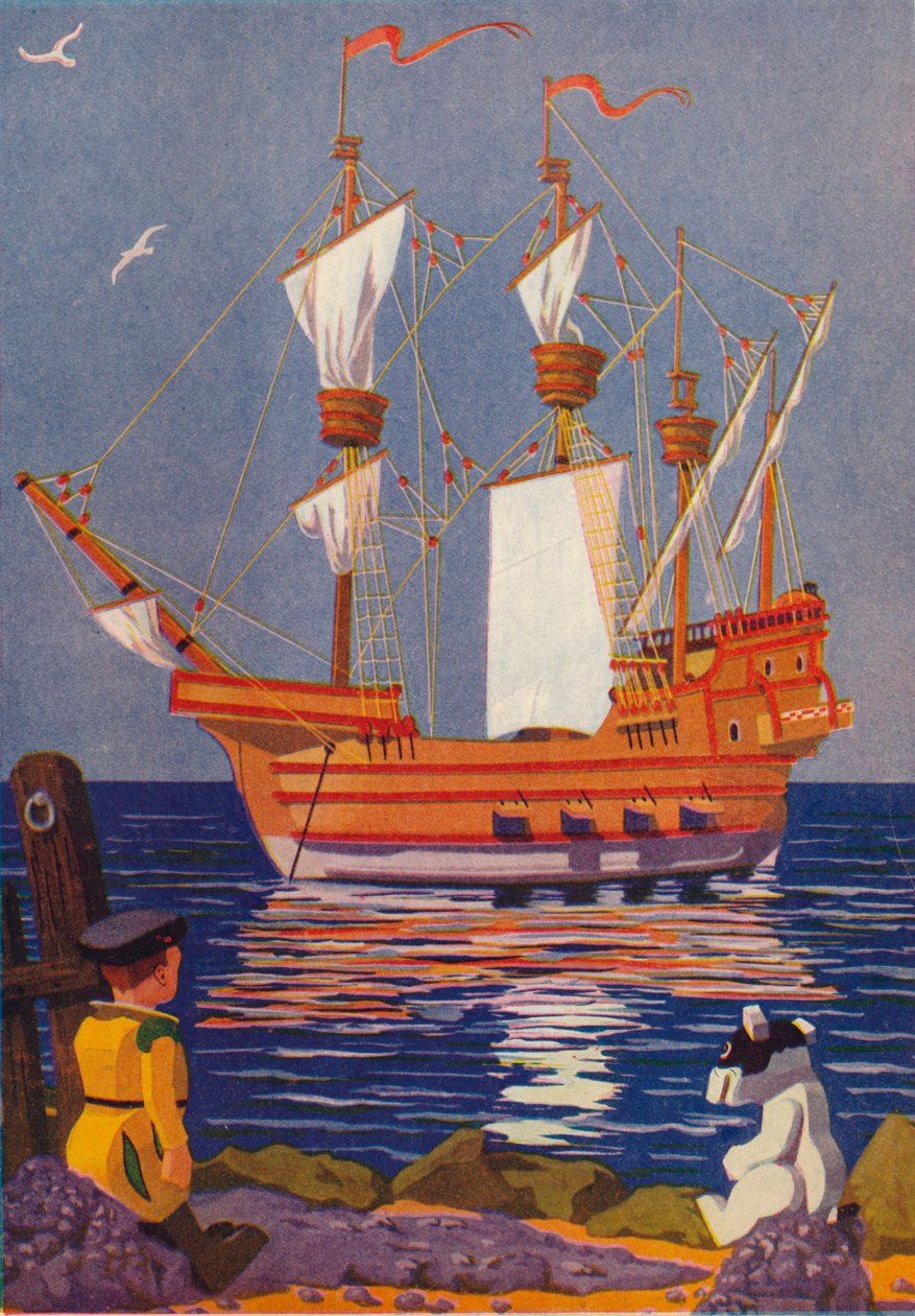 约翰-托里如何在海上航行》，1937年。 作者 悉尼乔治·赫尔姆·比曼