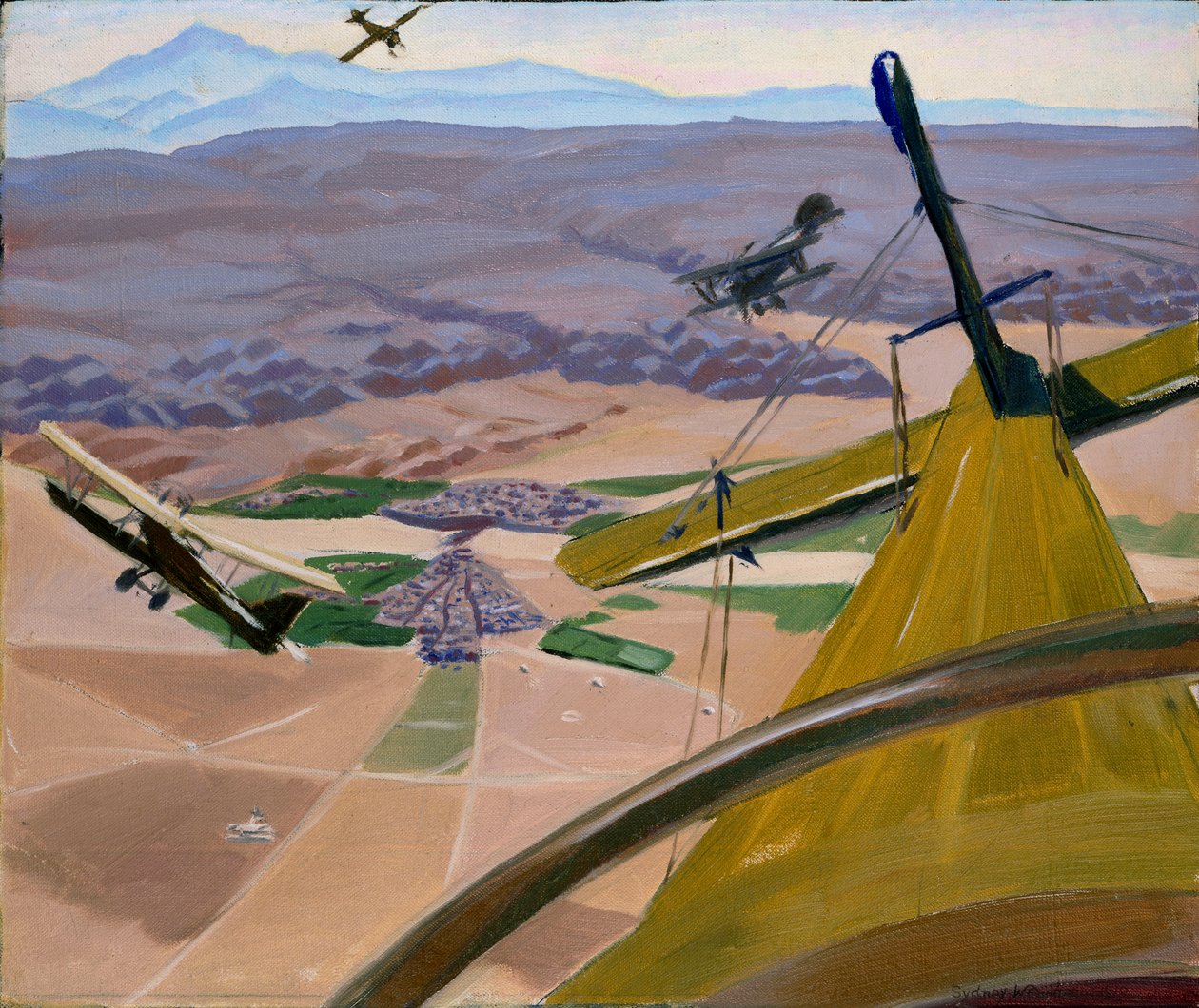 在库尔德斯坦的山上。在基尔库克上空飞行，1919年 作者 悉尼威廉卡林