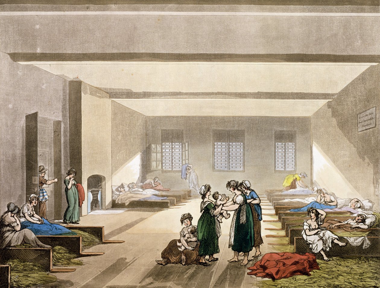 来自Ackermann&39;伦敦微观世界&39;的Passwell Room，Bridewell 作者 普金和罗兰森