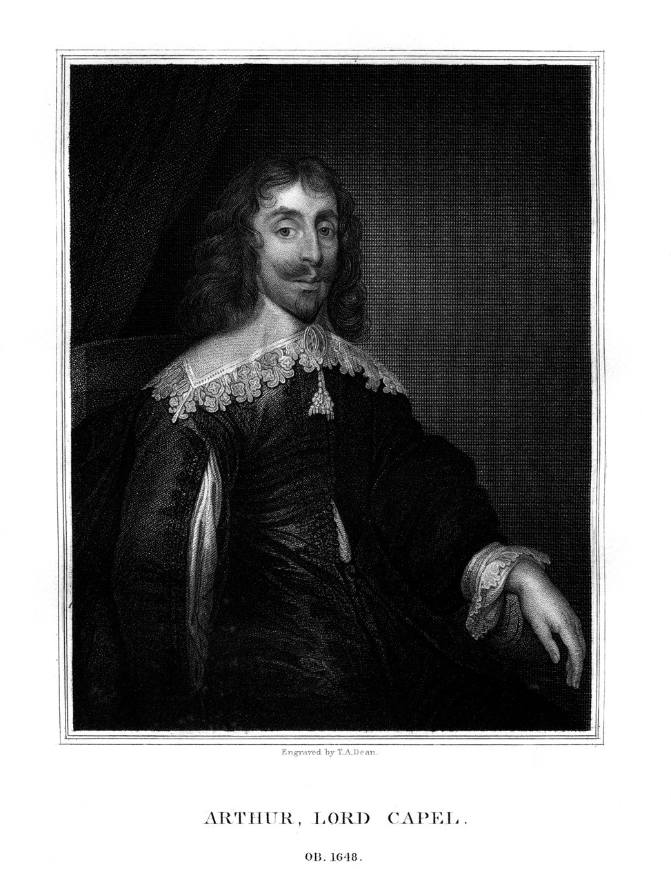 亚瑟·卡佩尔（Arthur Capel），第一任卡佩尔男爵，英国保皇党，1825年。 作者 TA院长