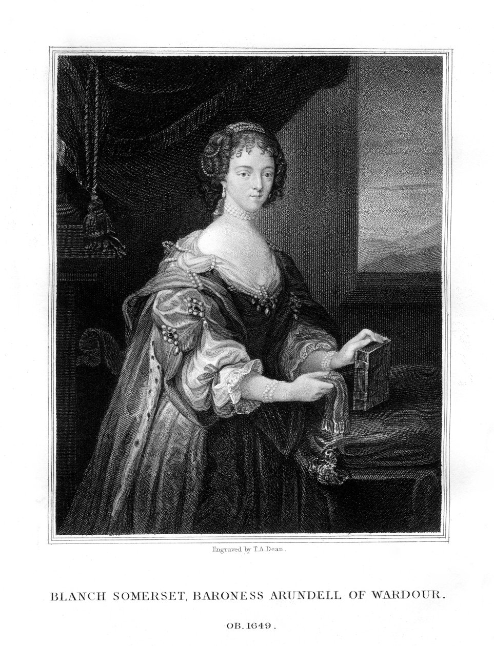 布兰奇·萨默塞特（Blanche Somerset），瓦杜尔夫人阿伦德尔，1827年 作者 TA院长