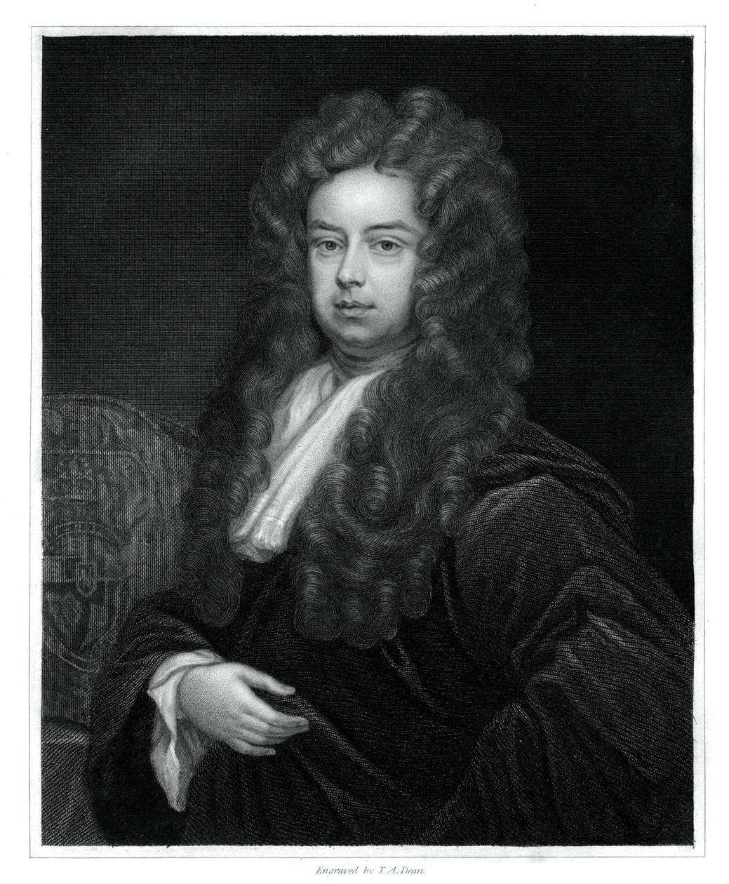 约翰·萨默斯（John Somers），第一任萨默斯男爵，英格兰大臣，1833年。 作者 TA院长