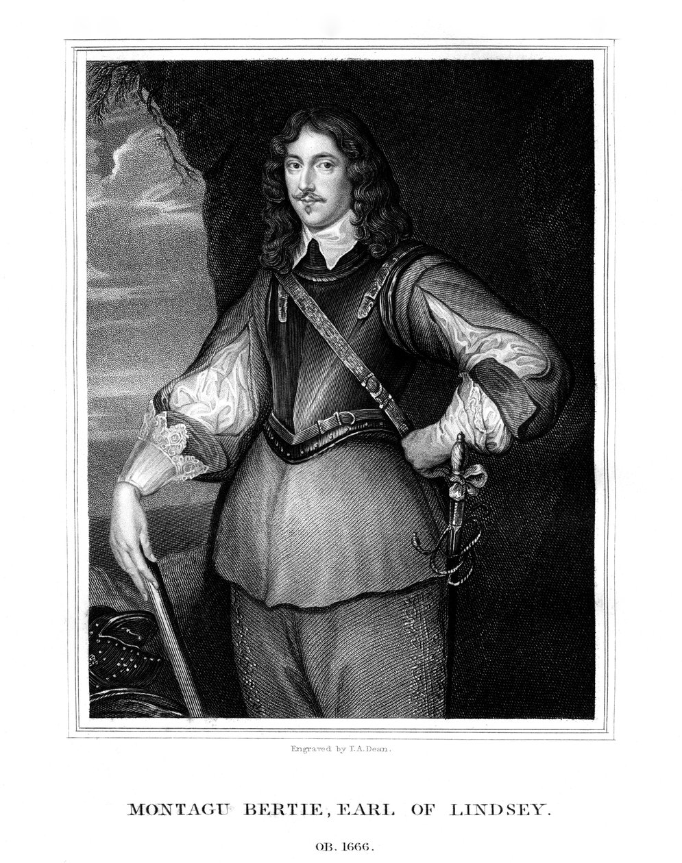 Montagu Bertie，林赛第二伯爵，1826年。 作者 TA院长