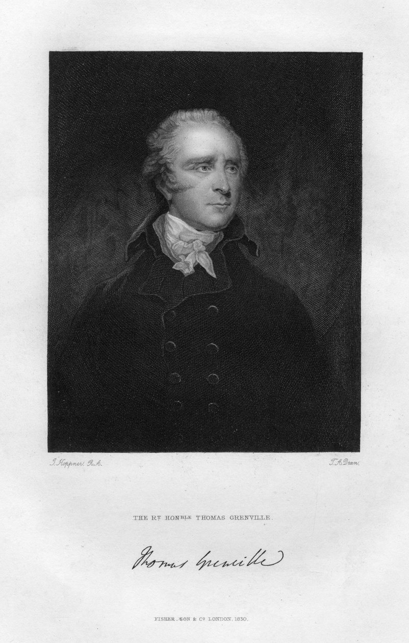 托马斯·格伦维尔（Thomas Grenville）1755-1846年，英国政治家和书友，十九世纪。 作者 TA院长