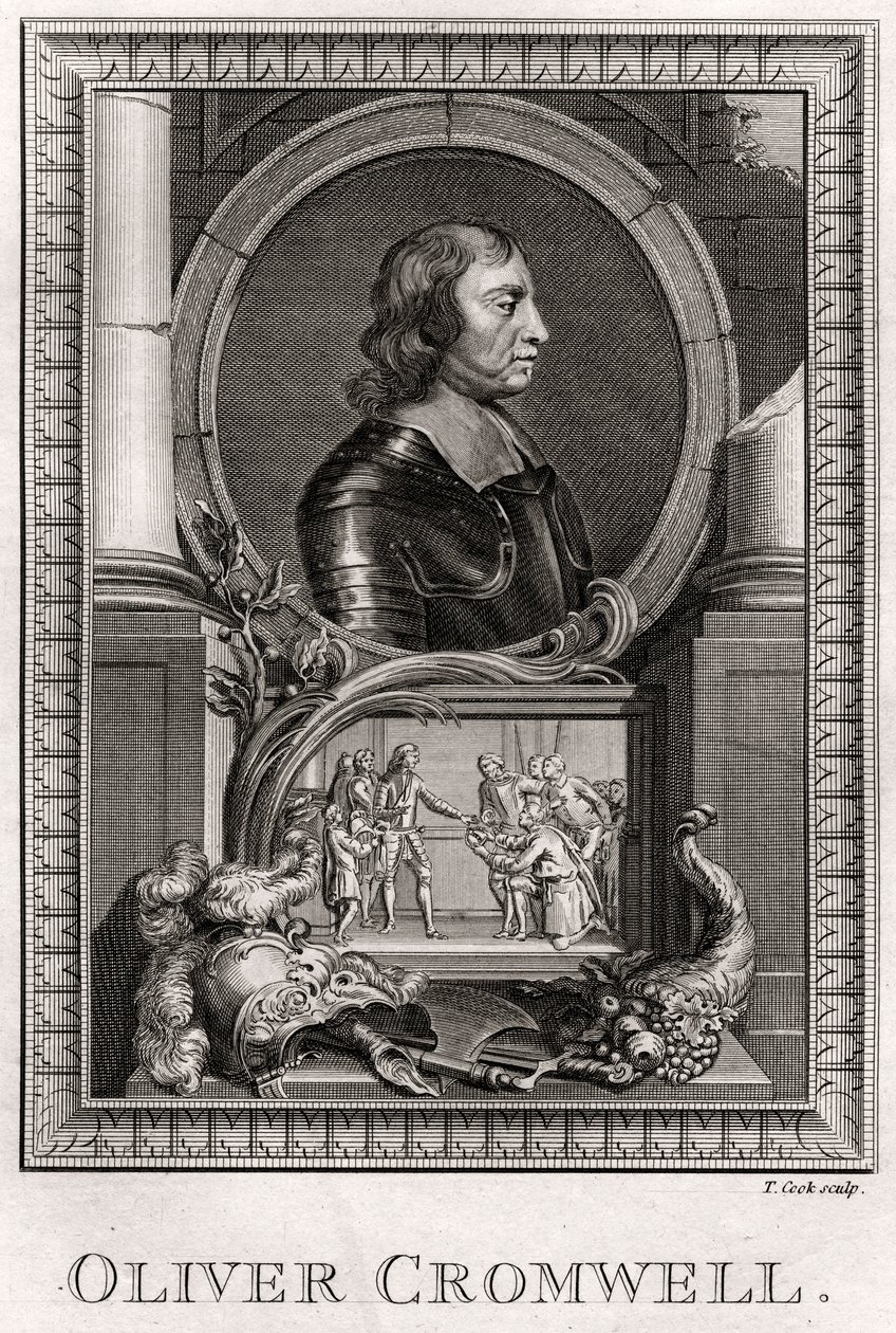 奥利弗·克伦威尔（Oliver Cromwell），1775年 作者 库克