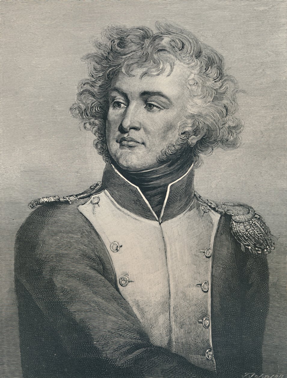 尚·巴蒂斯特·克莱伯将军（Jean-BaptisteKléber）将军，c1800年，1896年 作者 约翰逊