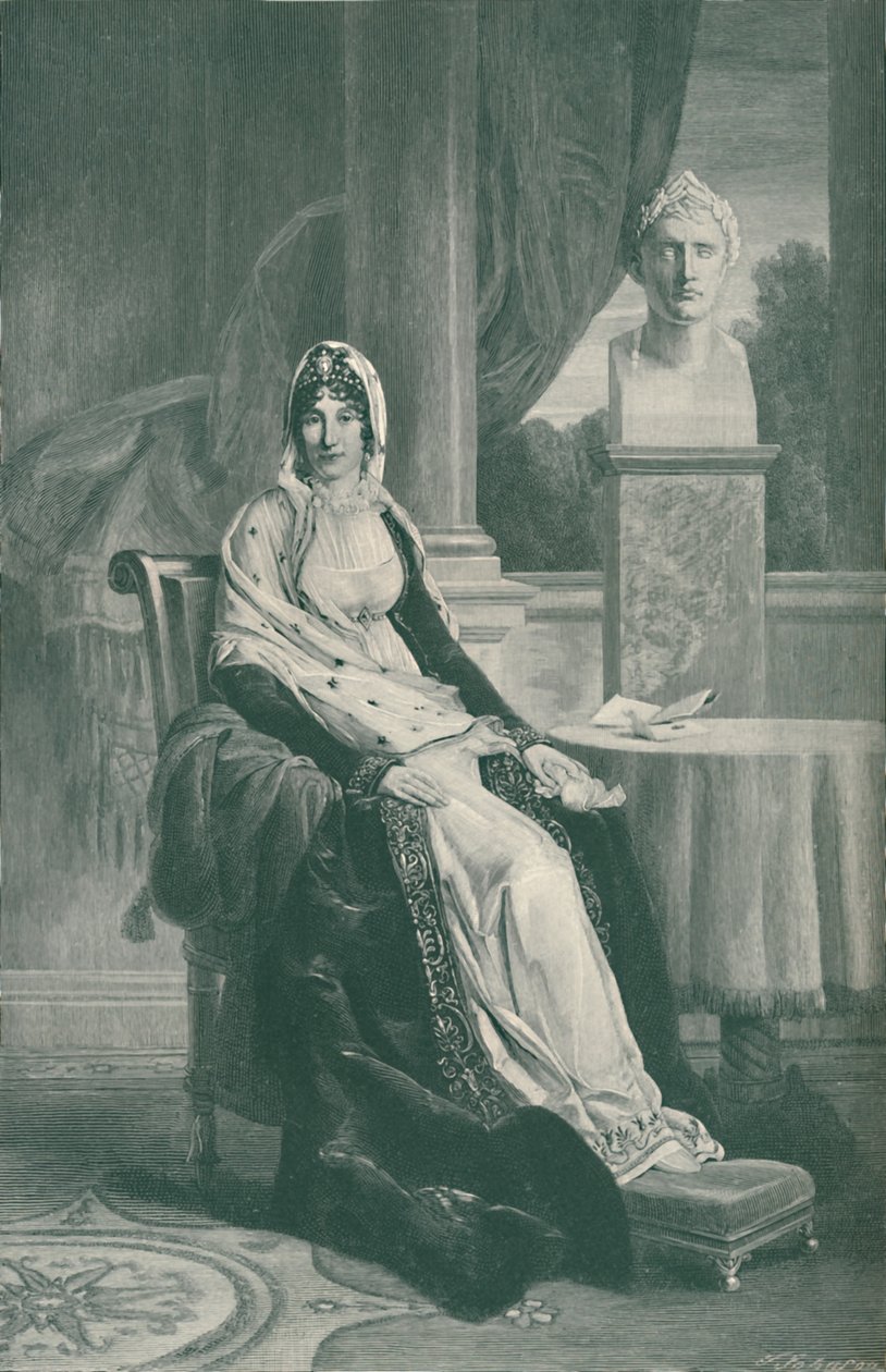 Marie-Laetitia Ramolino Bonaparte-拿破仑一世的母亲，c1800-1804，1896年 作者 约翰逊