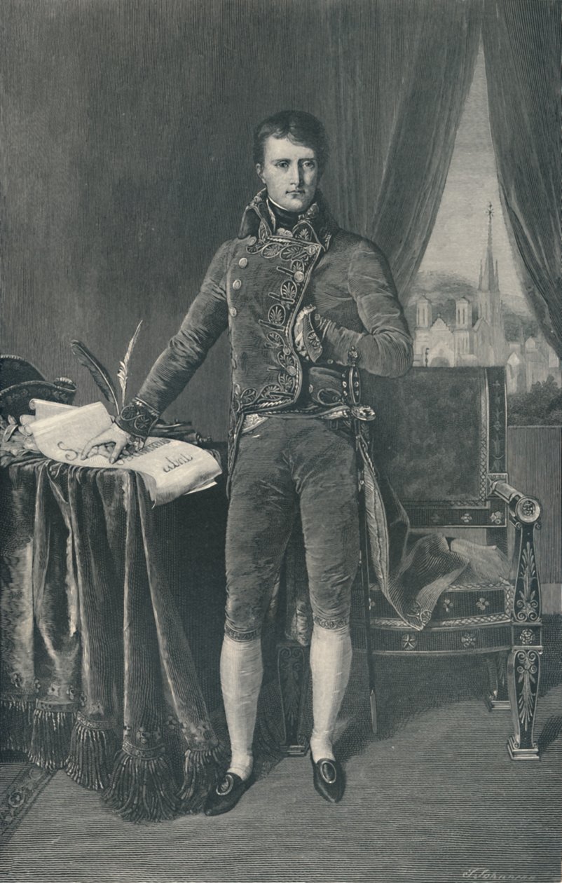 拿破仑·波拿巴，第一任领事，1803-1804，1896 作者 约翰逊