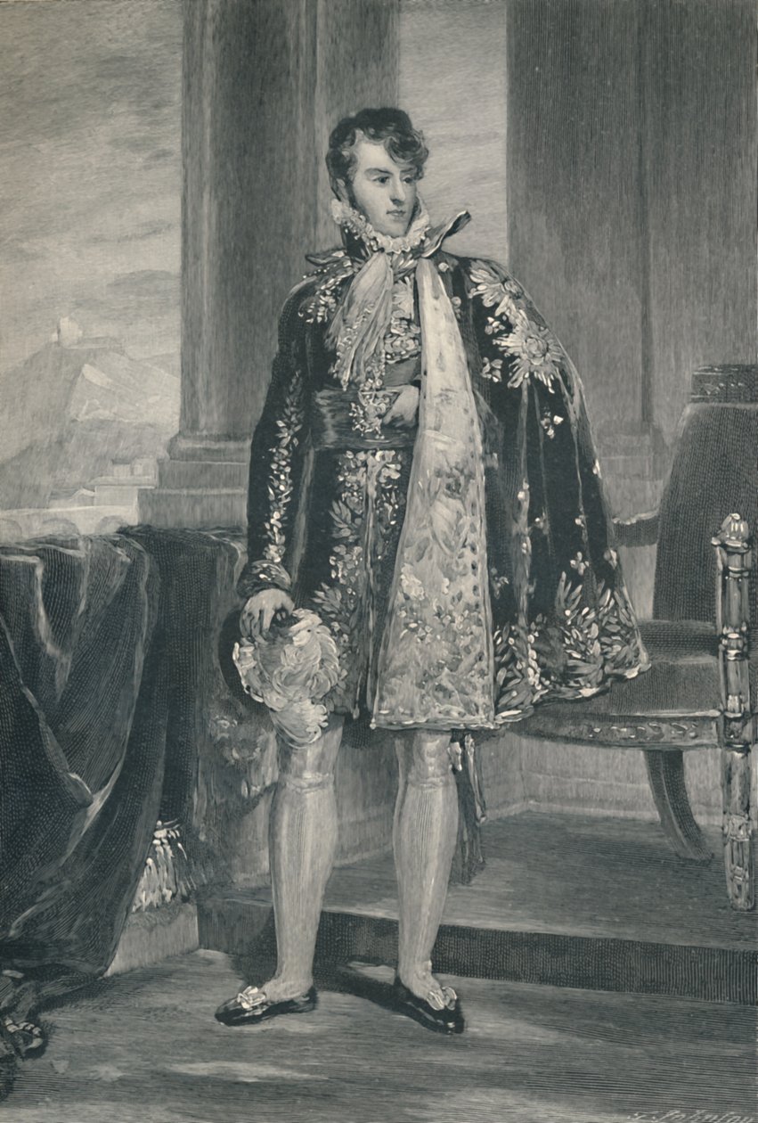 卡米洛·博尔盖塞亲王（Pauline Bonaparte的第二任丈夫），c1810，1896年 作者 约翰逊