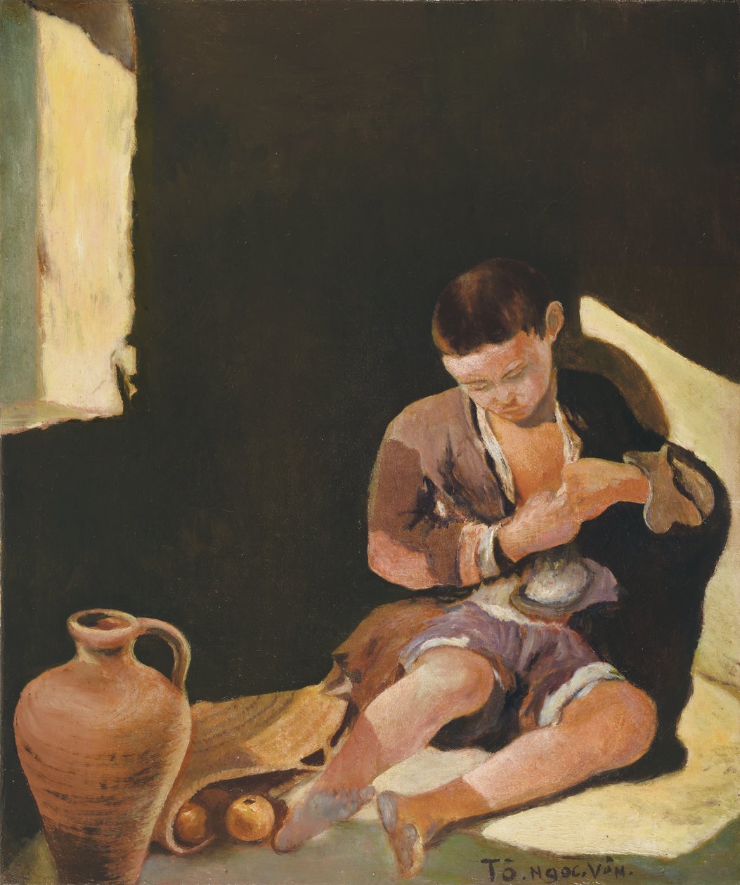 翌日之梦》，约 1940 年（布面油画） 作者 杜五云