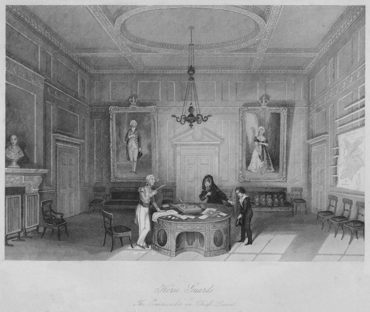 骑马卫兵。酋长官堤级，c1841 作者 T特恩布尔