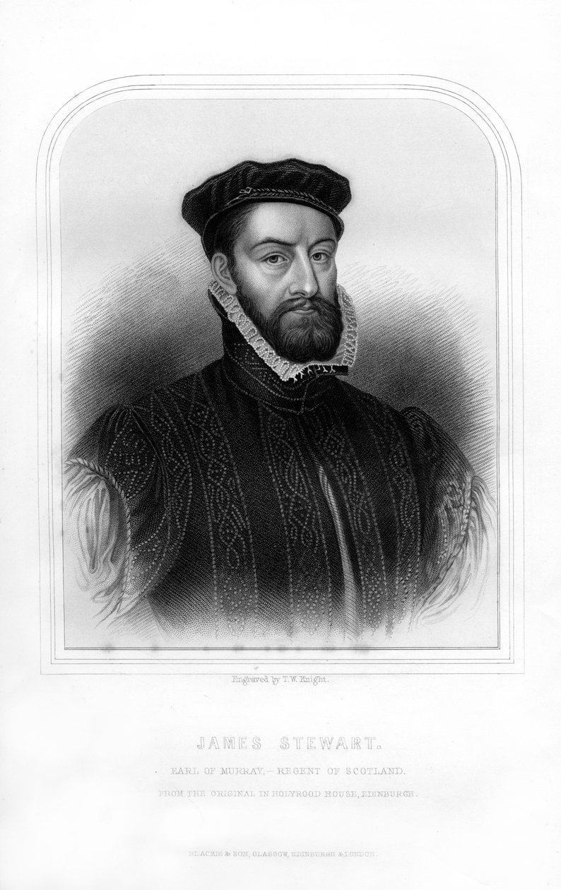 詹姆斯·斯图尔特（James Stewart），海鳗第一伯爵，苏格兰摄政王，1870年 作者 TW骑士